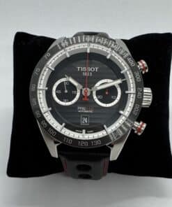 TISSOT PRS 516 AUTOMATIK MED LÆDERREM - T100427160510
