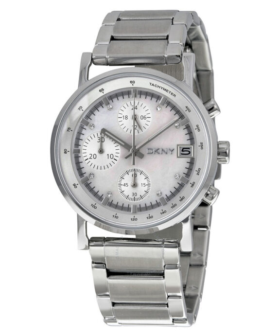 DKNY DAME UR STÅL CHRONOGRAF MED LÆNKE - NY4331