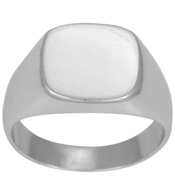 SON OG NOA HERRE RING SØLV BLANK MED PLADE - 102510409