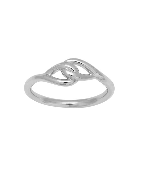 SIERSBØL RING SØLV MØNSTER 2 RINGE SAT SAMMEN