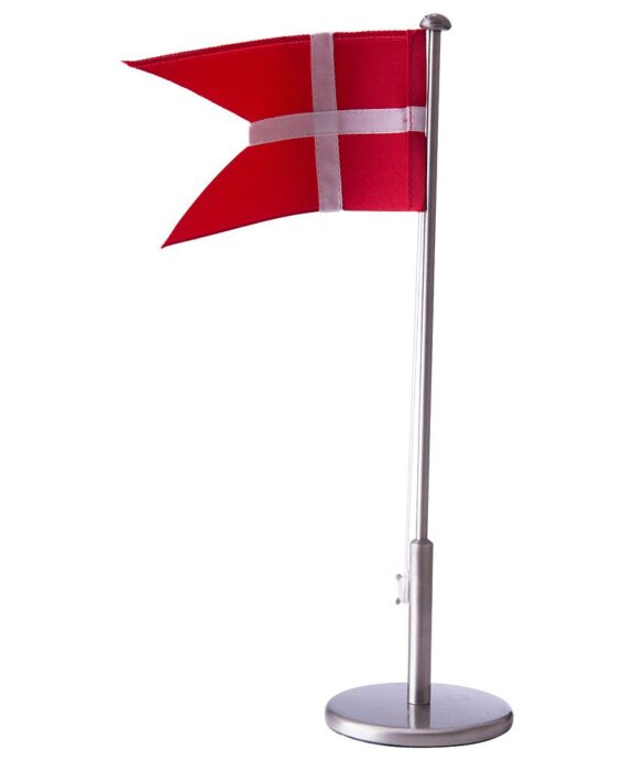 FORTINNET FLAG MED DÅBSFOD 30CM