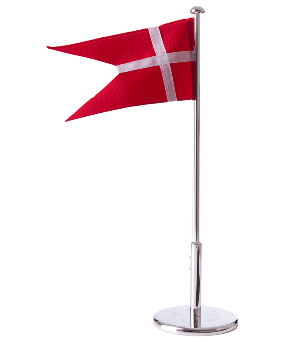 NORDAHL FORKROMET FLAGSTANG 30 CM MED DÅBSMOTIVER - 87015081023