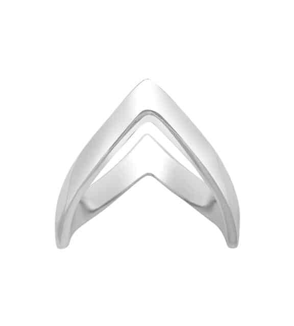 SIERSBØL BISPERING SØLV RHODINERET - 192500009