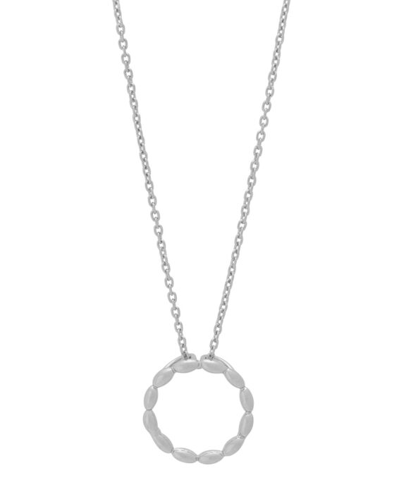 SIERSBØL SØLV VEDHÆNG CIRKEL MED KÆDE