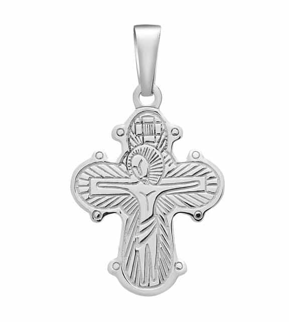 SIERSBØL VEDHÆNG SØLV DAGMORKORS HØJDE 21 MM MED DE FEM - 29250270900