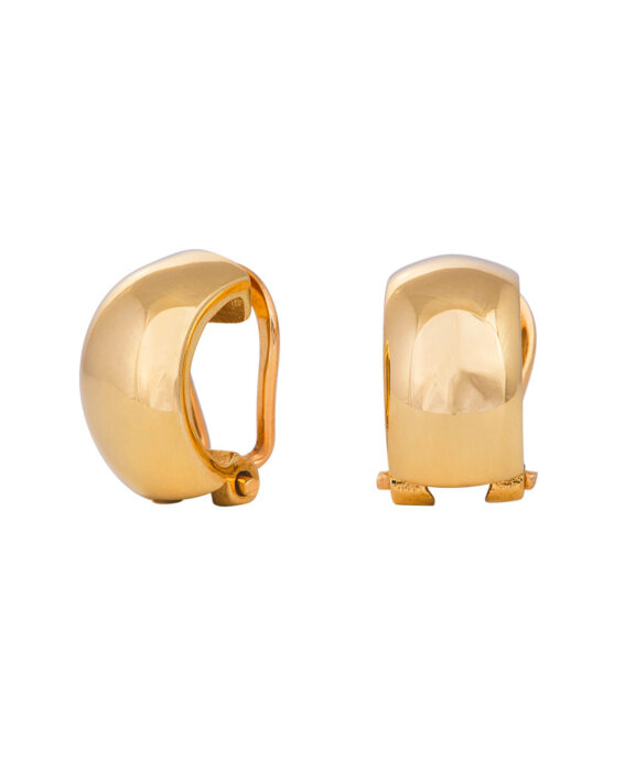 8 KARAT GULD ØRERINGE CLIPS HALV CREOL 10 MM - 317 010 3