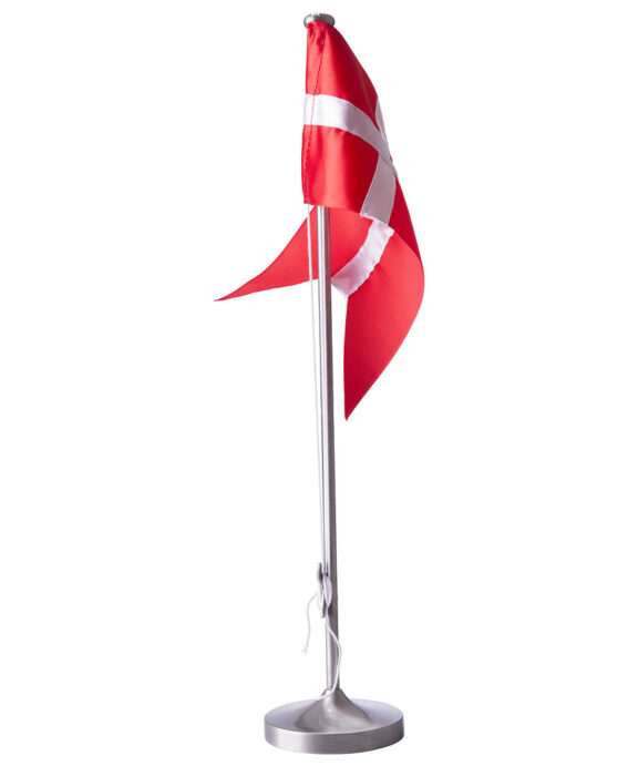 FLAGSTANG FORTINNET MED RUND FOD UDEN GRAVERING - 87000496011