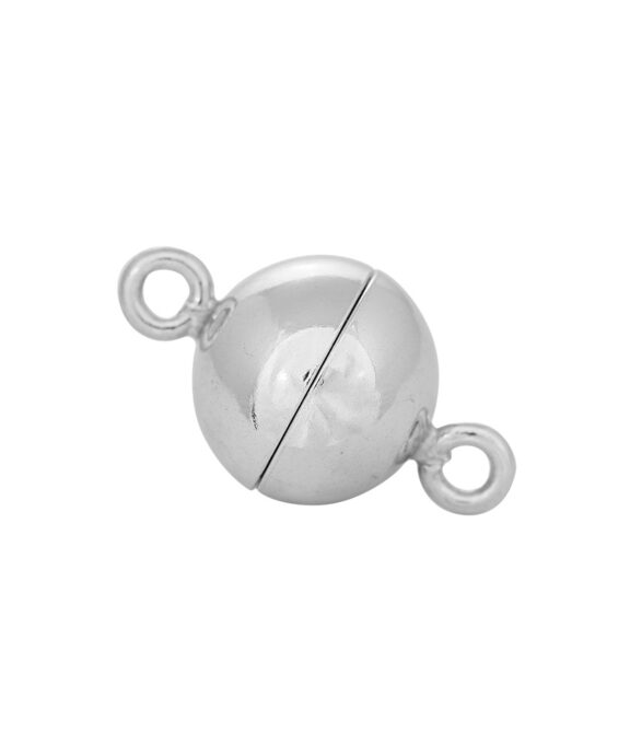 SIERSBØL SØLV MAGNET PERLELÅS 12 MM BLANK