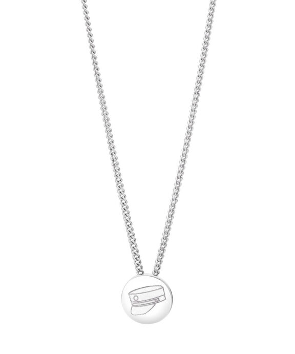 SIERSBØL HALSKÆDE SØLV STUDENTERHUE 45+5 CM - 825 728