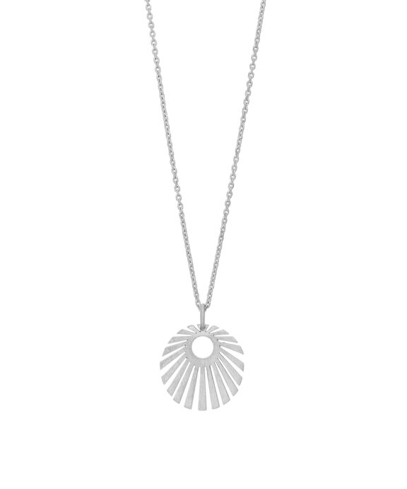 SØLV HALSKÆDE SUN MED VEDHÆNG 20 MM