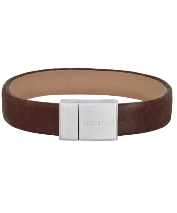 SON OF NOA LÆDER ARMBÅND BRUNT 21 CM