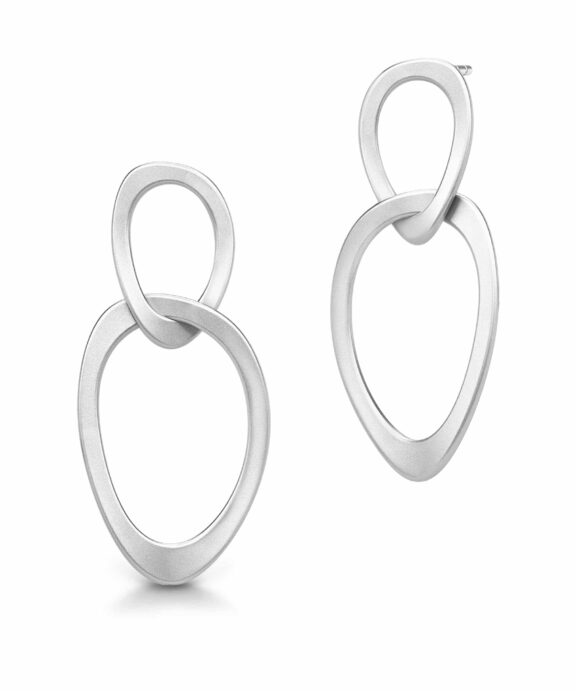 JULIE SANDLAU AVA ØRERINGE SØLV - ST248RH