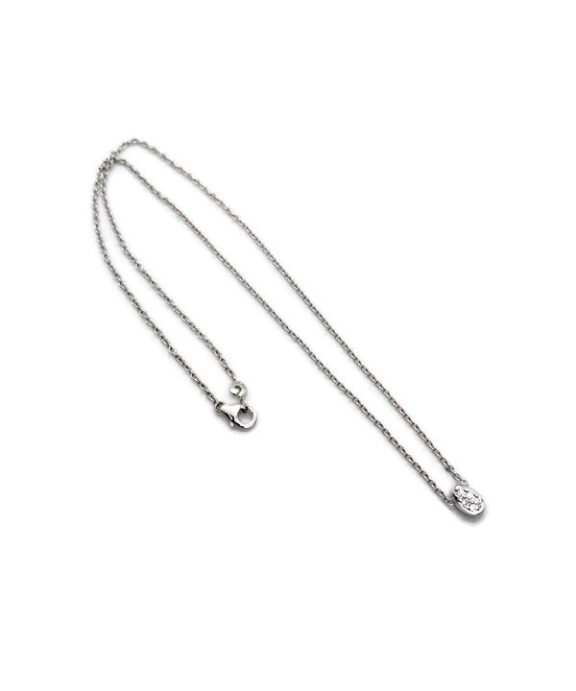 18 karat hvidguldshalskæder