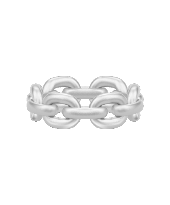 JULIE SANDLAU LINK CHAIN RING SØLV - RI308RH