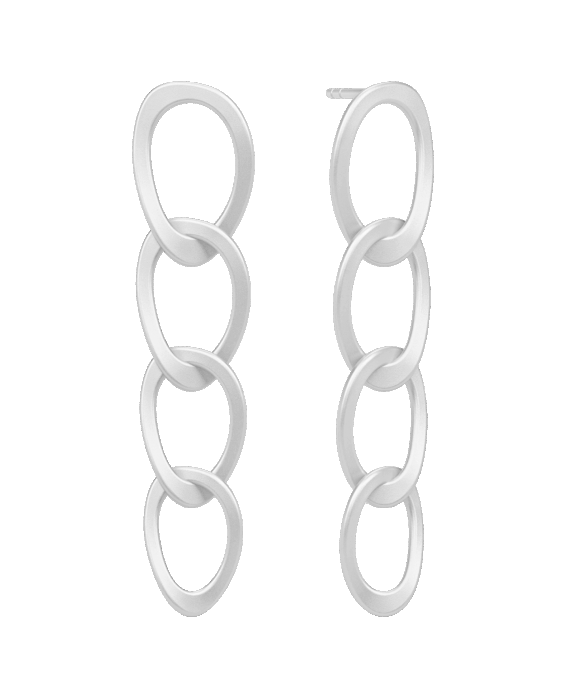 JULIE SANDLAU AVALINA ØRERINGE SØLV - ST247RH