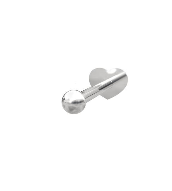 NORDAHL JEWELLERY LABRET PIERCING SØLV MED KUGLE - 30140000900