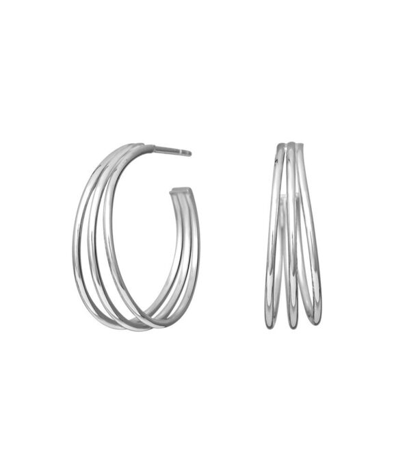 CREOLER SØLV RHODINERET WIRE