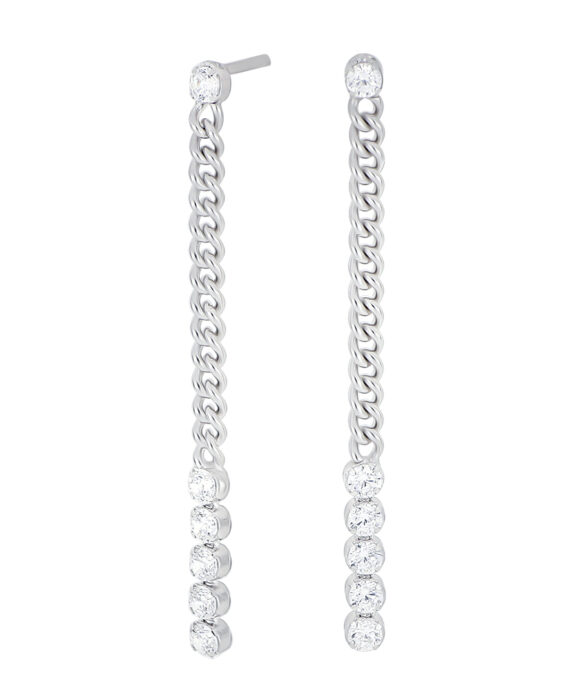 JOANLI NOR ØRERINGE HÆNGER SØLV GINANOR 45 MM