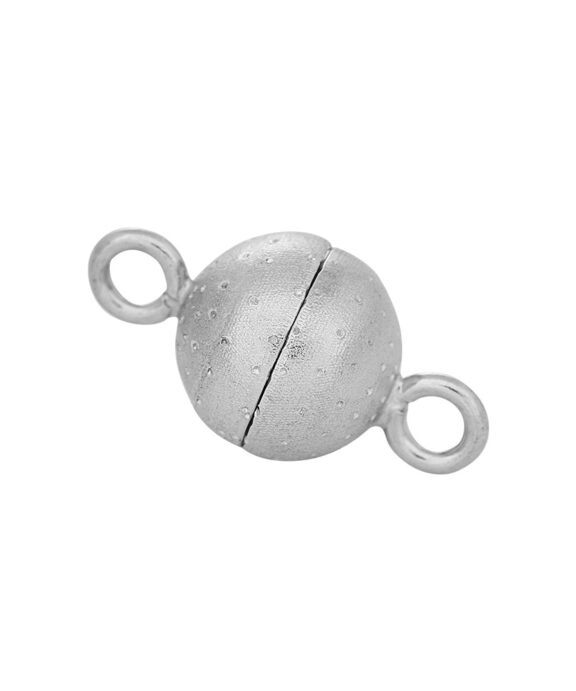 SIERSBØL PERLE MAGNETLÅS SØLV 8MM