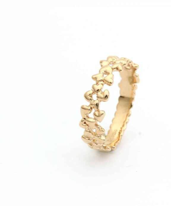 PER BORUP RING "HEART" SMAL BÅNDRING - 940R