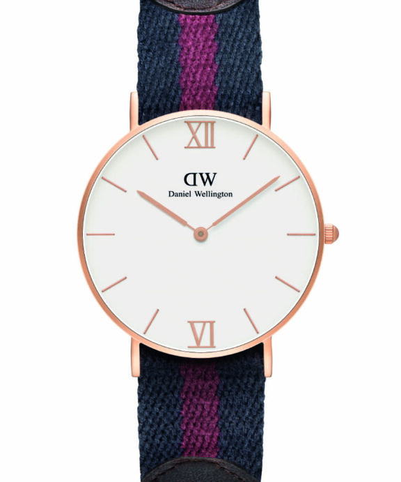 DANIEL WELINGTON GRACE LONDON ROSA 36 MM STOF REM - 0551DW