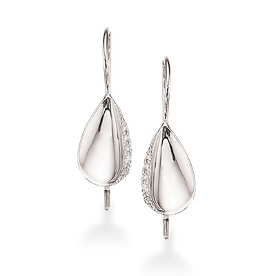 SCROUPLES ØRERINGE HÆNGERE MED ZIRKONIA - 152902