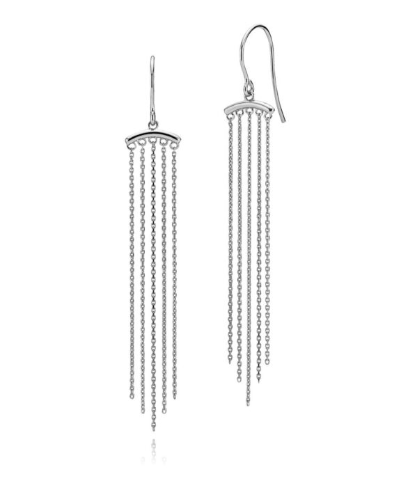 SISTIE ØRERINGE SØLV WATERFALL