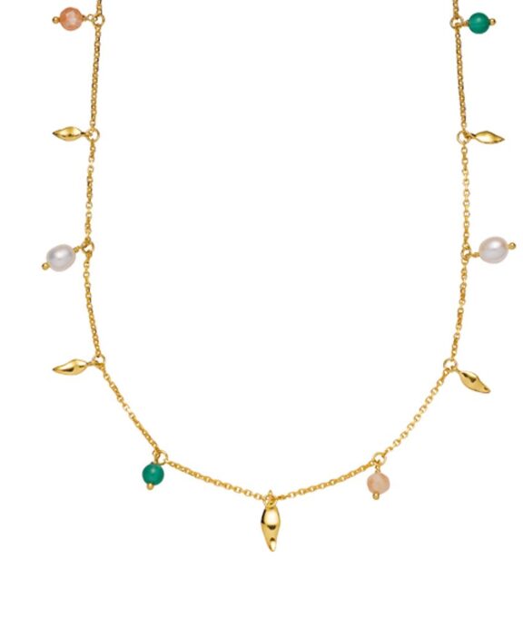 SISTIE HALSKÆDE SØLV FORGYLDT MIA X SISTIE - Z2016GS