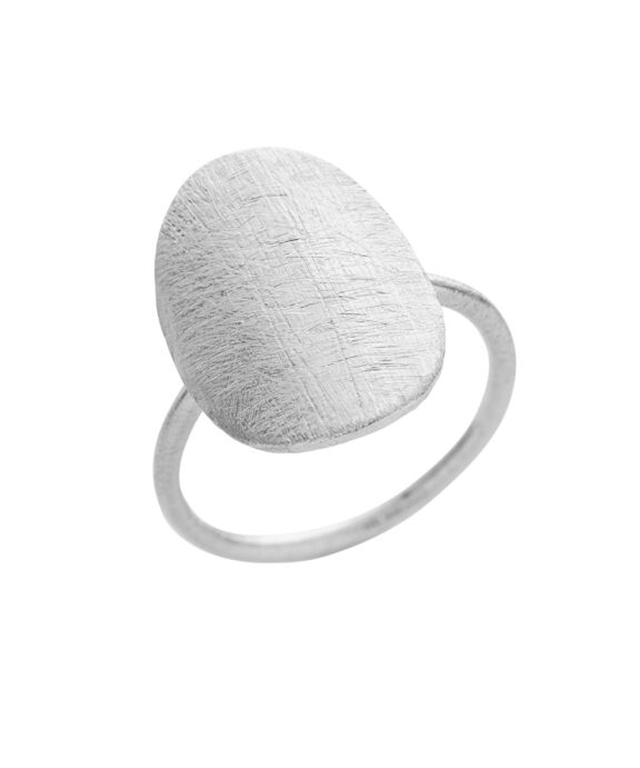 SUSANNE FRIIS BJØRNER PLADE RING SØLV STR 54 OG 58 - 1697-1