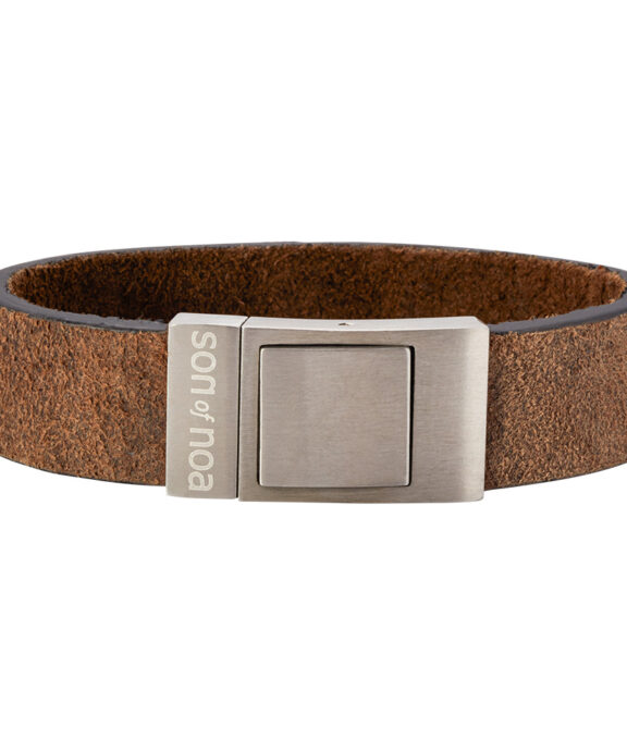 SON OF NOA MØRKEBRUN ARMBÅND 19 CM - 897 001-GREY19