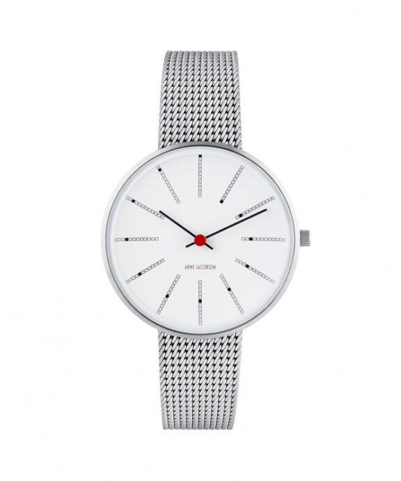 ARNE JACOBSEN DAME UR BANKERS MESH REM 34MM - 53101-1608