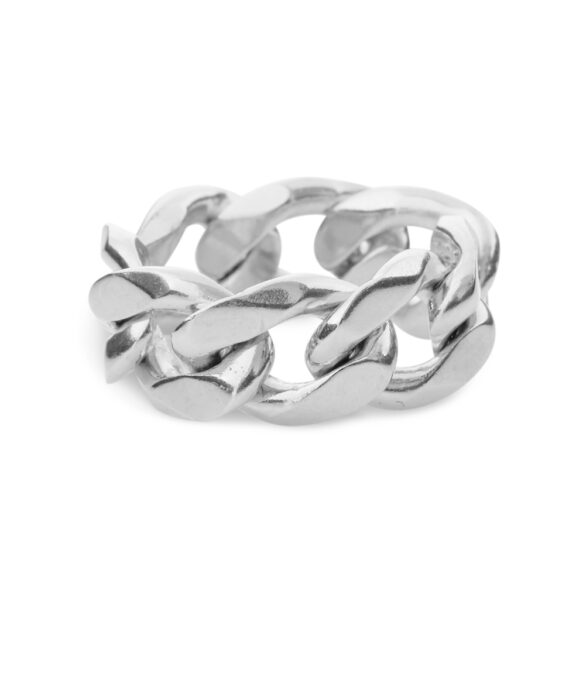 SUSANNE FRIIS BJØRNER PANSER RING SØLV - STR. 54 - 1689-11