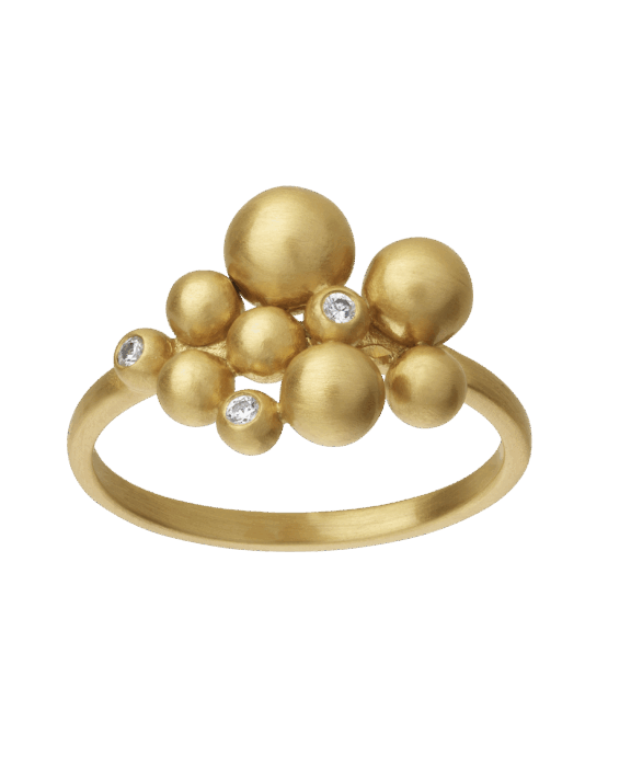 BYBIEHL PEBBLES RING FORGYLDT SØLV - 5-3801A-GP