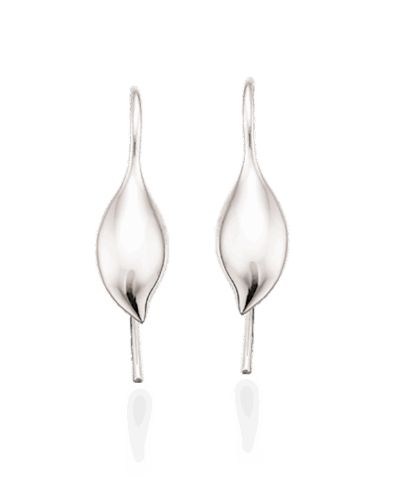 SCROUPLES SØLV ØRERINGE BØJLE DRÅBE - 143782