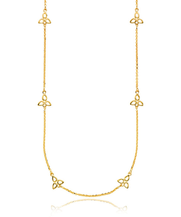 IZABEL CAMILLE HALSKÆDE FORGYLDT SØLV - A2034GS