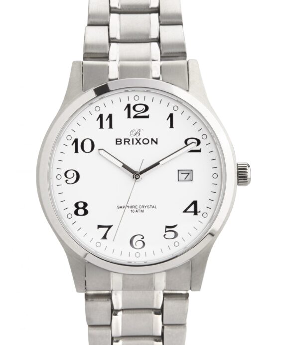 BRIXON UR HERRE TITAN MED LÆNKE OG SAFIRGLAS - 11931H/1