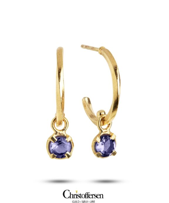 CARRÉ GEM CANDY BIRTHSTONES ØRERINGE MED IOLIT - FS4184 IO-SEPTEMBER