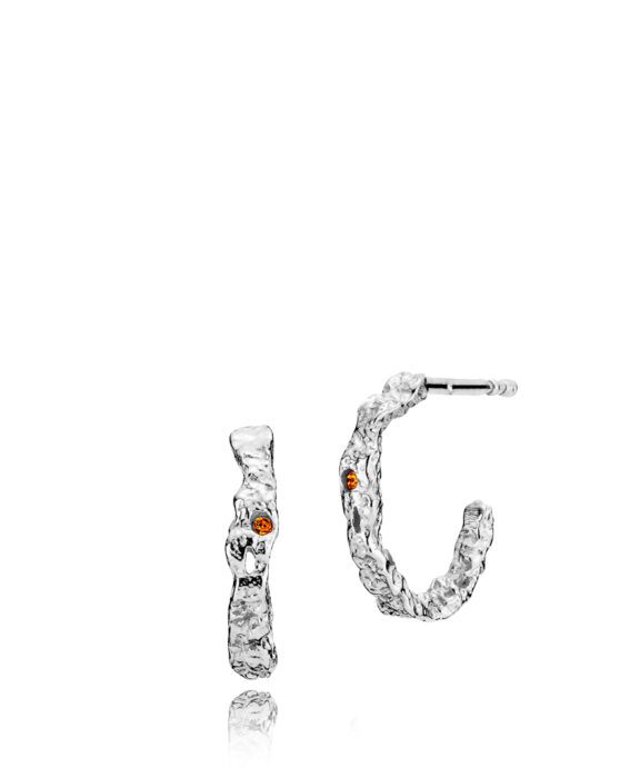 SISTIE ØRERINGE SØLV CREOL LILLE - Z1105SWS