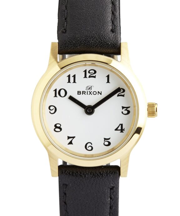 BRIXON UR DAME GULD DOUBLE MED SORT LÆDERREM - 1931DR/2