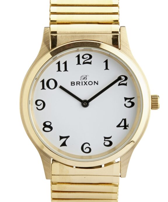 BRIXON UR HERRE GULD DOUBLE MED FLEX LÆNKE - C1931SGX-P