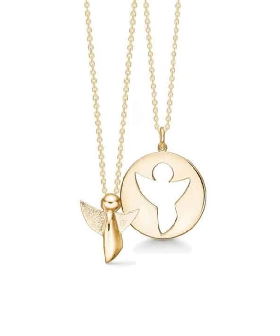 MADS Z - ME & MY ANGEL HALSKÆDE(-R) SØLV FORGYLDT - 2220031