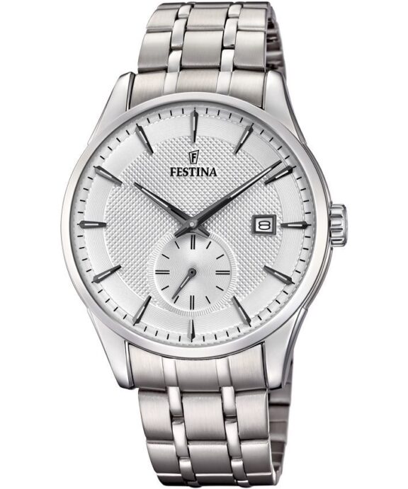 FESTINA HERRE RETRO STÅL MED LÆNKE - F20276/1
