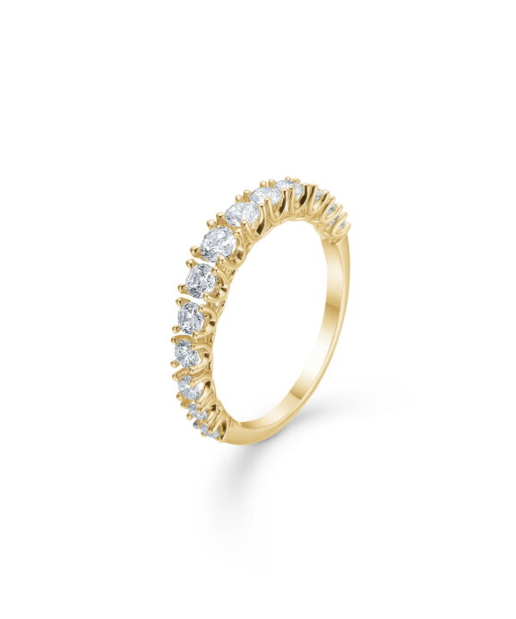 MADS Z CROWN PRINCESS RING 14 KARAT MED DIAMANTER 0,75CT. - 1541975