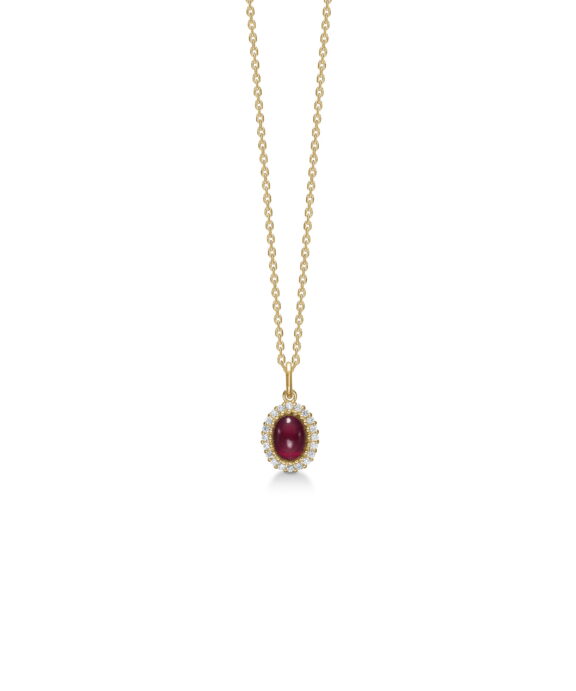 MADS Z ROYAL RUBY VEDHÆNG 14 KARAT MED RUBIN OG 0,12 CT WESSELTON SI - 1534032