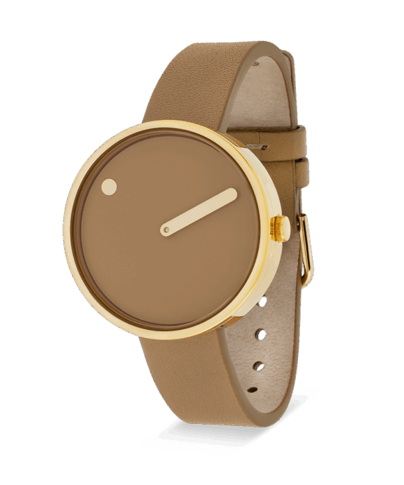 PICTO DOUBLE CAPPUCCINO LÆDER REM OG SKIVE - 34002-4814G