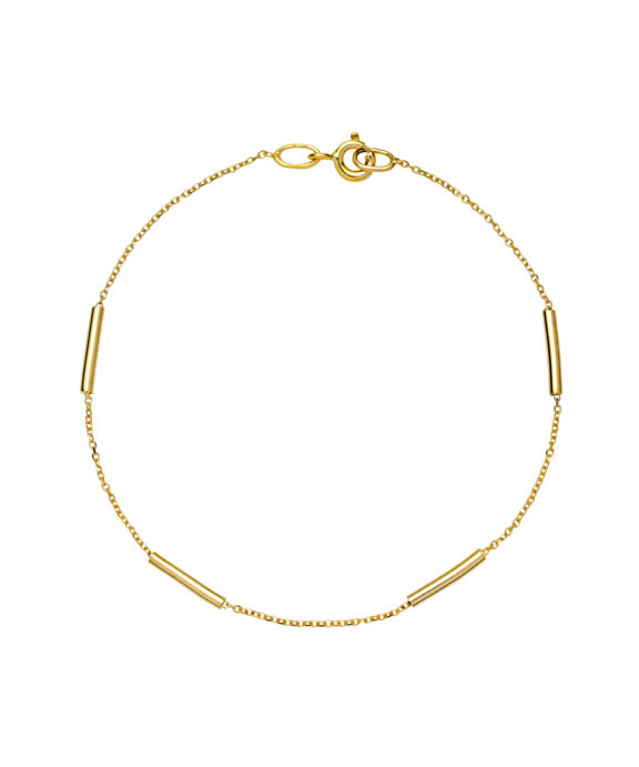 LUND ARMBÅND MED STAVE 9 KARAT GULD 18 CM - 3011125