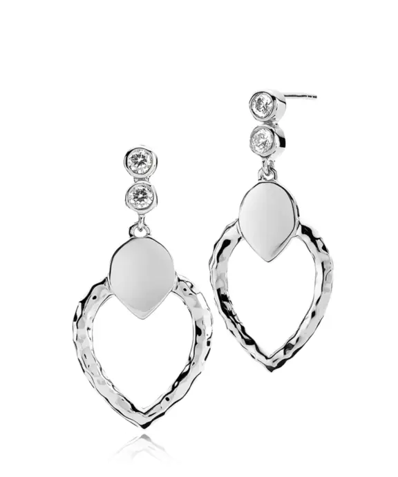IZABEL CAMILLE CECILIE SCHMEICHEL ØRERINGE SØLV - A1720SWS