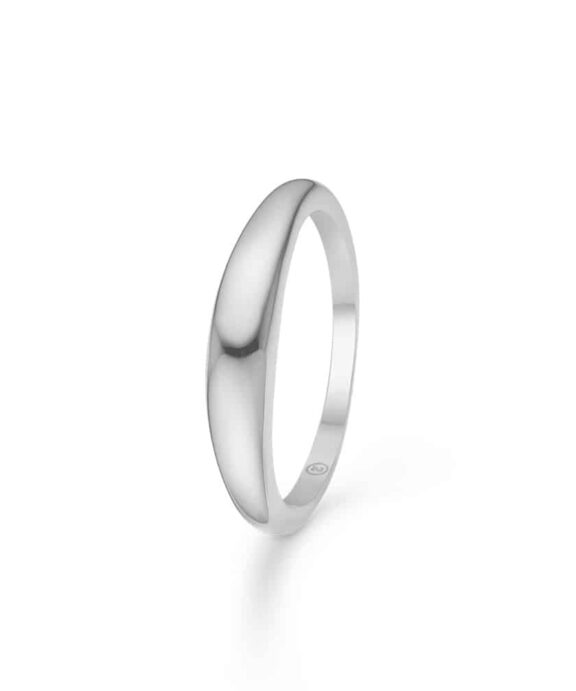 MADS Z HALF-MOON RING SØLV - 2140092