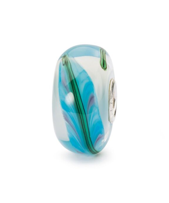 TROLLBEADS 'BLÅ BAMBUS' GLAS LED - TGLBE-20295