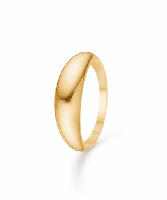MADS Z HALF-MOON RING 14 KARAT GULD - 1540092